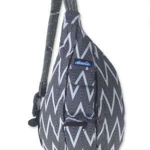 Kavu Black and White Crossbody Bag